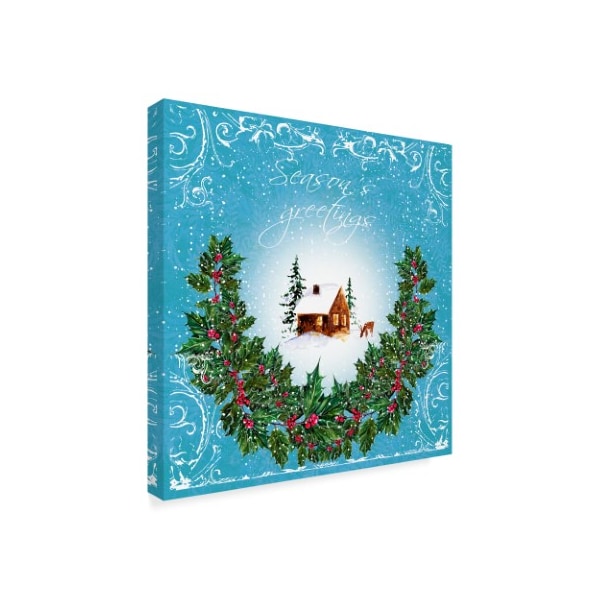 Irina Trzaskos Studio 'SEASONS GREETINGS' Canvas Art,35x35